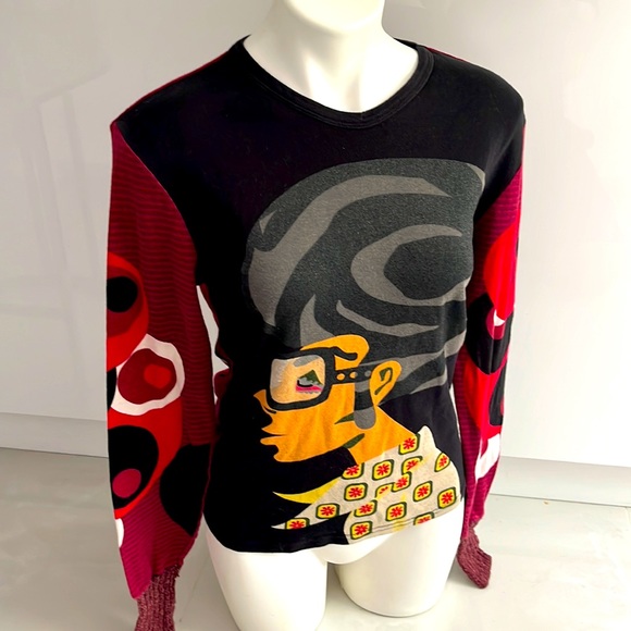 Top Rétro Femme Custo Barcelona - Taille 3, Modèle TH316, Occasion Très Bon état